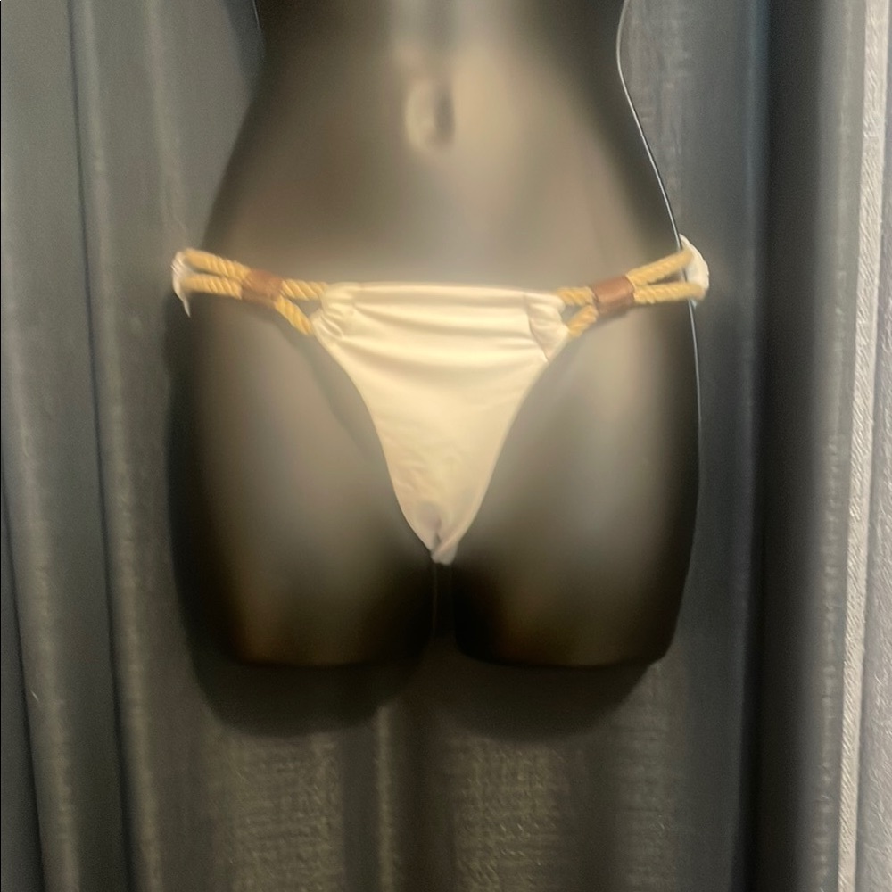 Beach Bunny White Bikini Bottom